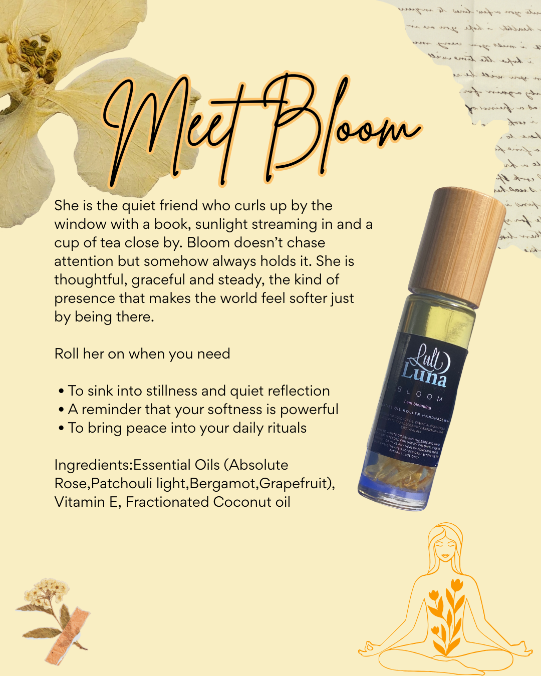 Bloom:Aromatherapy roller